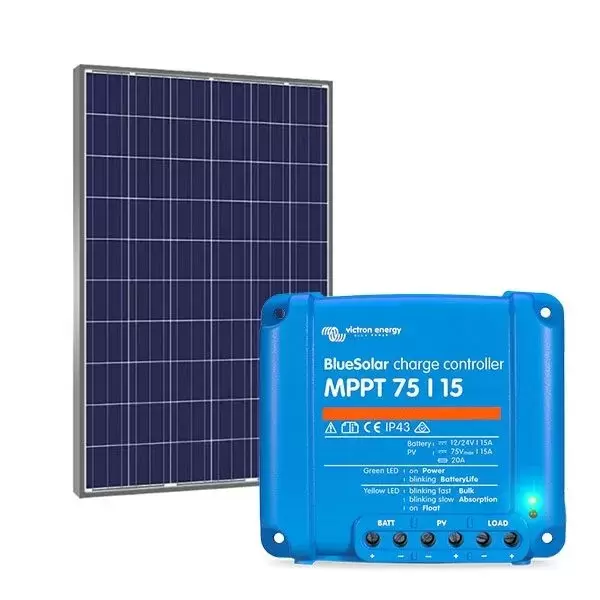 Kit placa solar 140w +MPPT